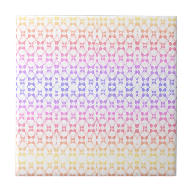 Colouful patterned tile (Front)