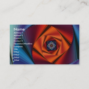 Colour 18. business card
