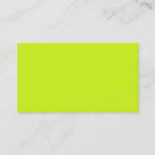 Colour 2 Neon Yellow Green Visual Tools Colour On Business Card