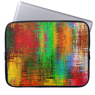 Colour abstract background textures laptop sleeve