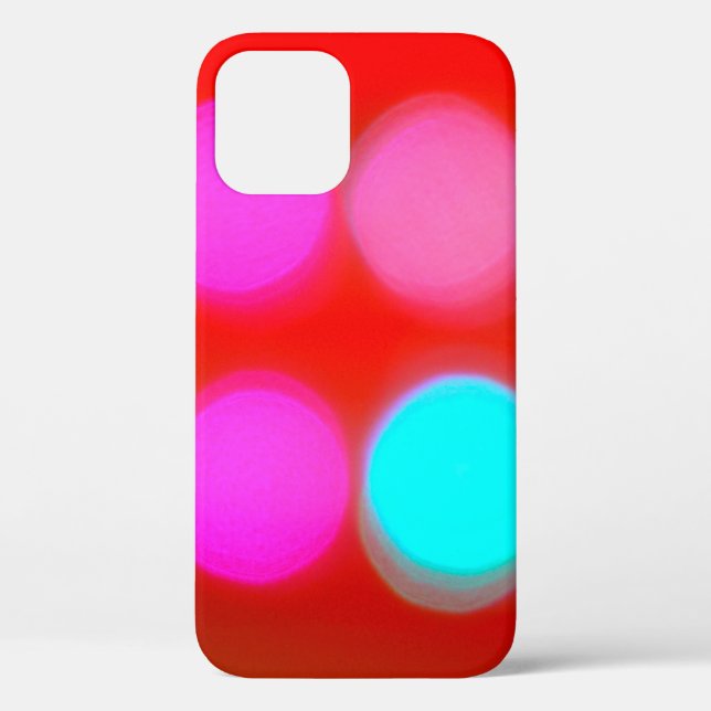 Colour Abstract Blurred red background bokeh light Case-Mate iPhone Case (Back)