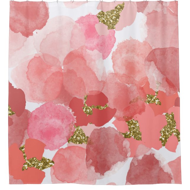 Colour,  abstract,  diverse seamless pattern with  shower curtain (Front)