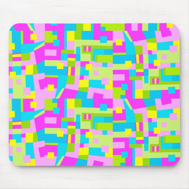 Colour Abstract Mouse Mat (Front)
