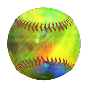 colour abstract seamless background green, yellow baseball