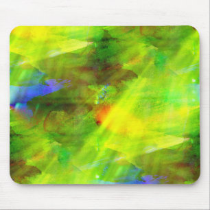 colour abstract seamless background green, yellow mouse mat