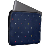 Colour Aeroplanes Dark Blue Patterns