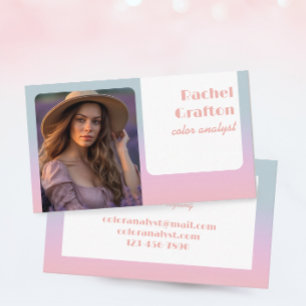 Colour Analyst Personal Stylist  Business Card