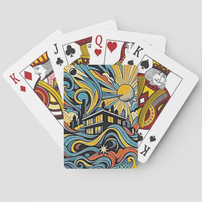Colour And Imagination Playing Cards (Back)