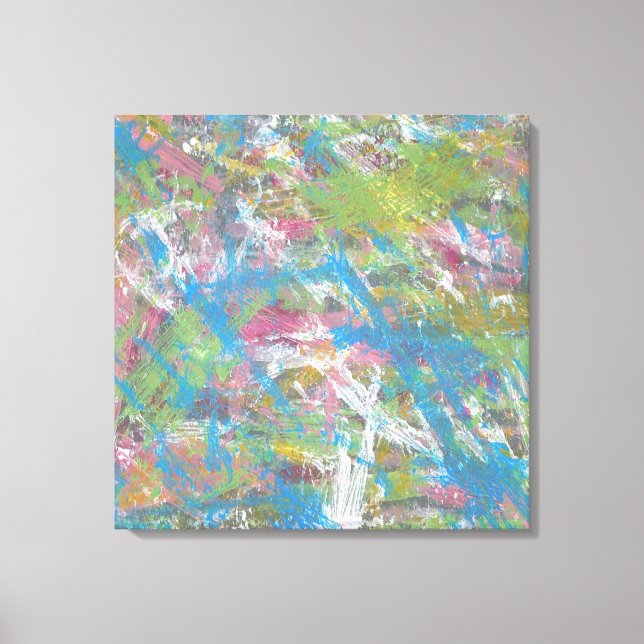 Colour and Movement Abstract Art Print (Front)