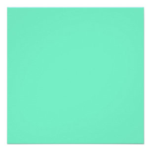 colour aquamarine poster