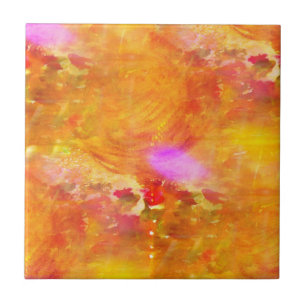 colour art seamless background yellow, orange tile