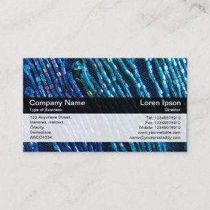 Colour Band - Black - Bead Rope Business Card