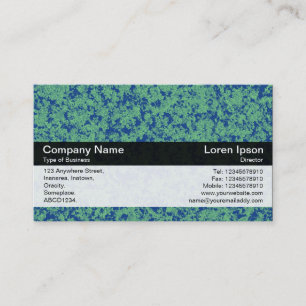 Colour Band - Black - Green Stone Business Card