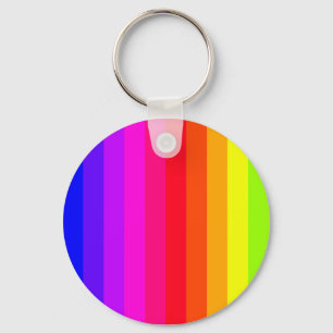 Colour Bars 01 Key Ring