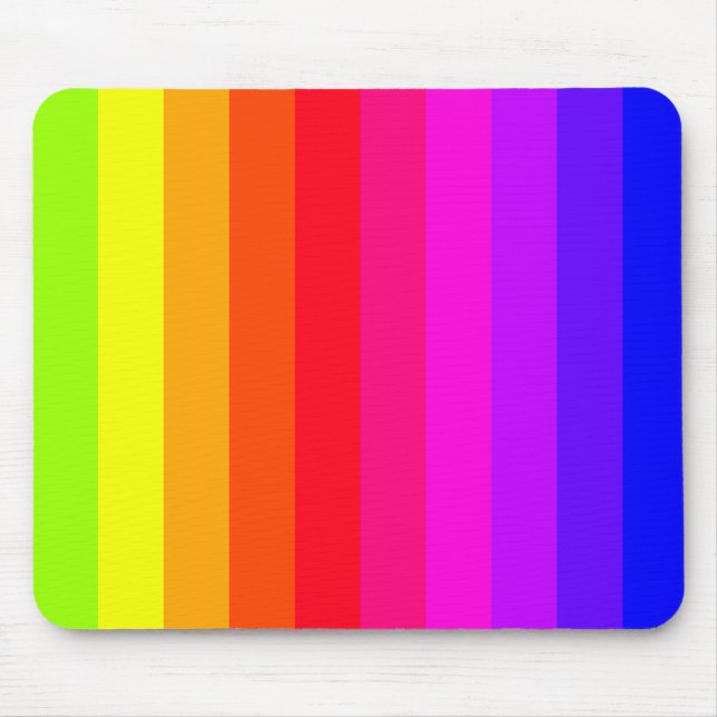 Colour Bars 01 Mouse Mat (Front)