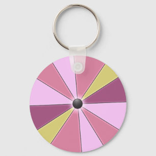Colour Beams Pink Key Ring