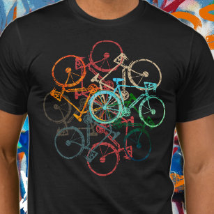 Colour Bicycles . Cycling / Biking Black T-Shirt
