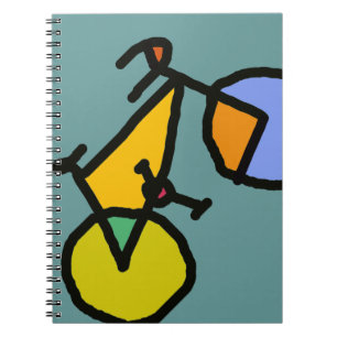 colour bike notebook