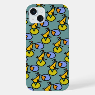 Colour Bike pattern iPhone 15 Plus Case