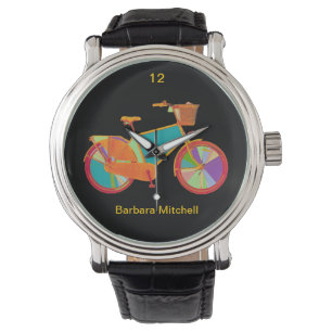 colour bike timepiece watch
