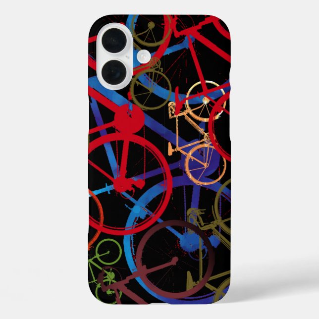 Colour Bikes Black  Case-Mate iPhone Case (Back)