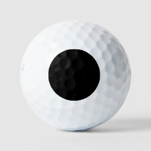 colour black golf balls