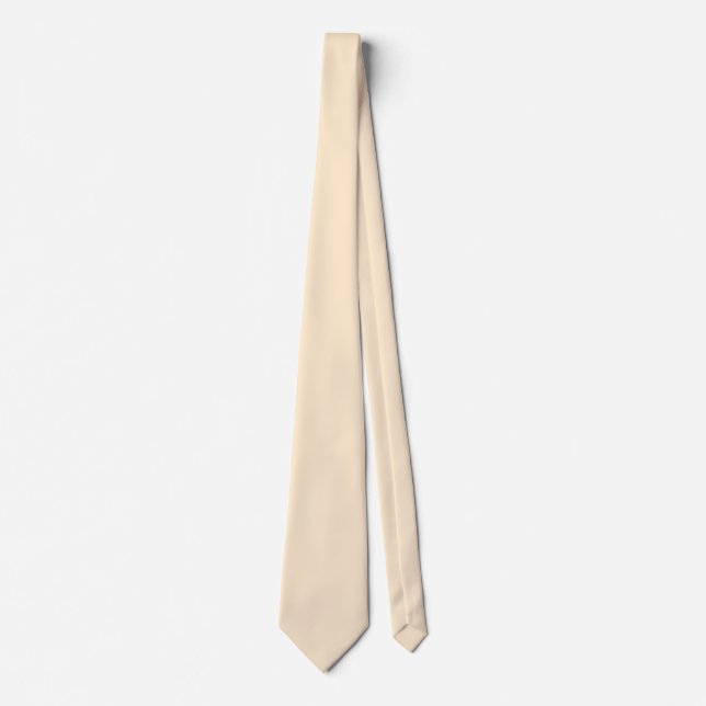 colour blanched almond tie (Front)