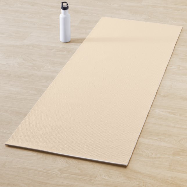 colour blanched almond yoga mat (In Situ)
