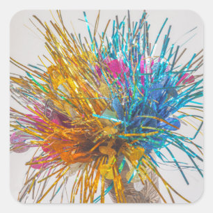 Colour blast celebration new year party Sticker