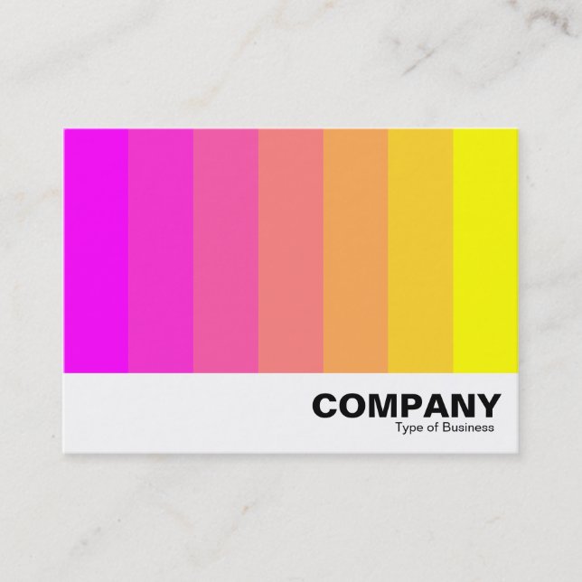 Colour Blend - Magenta to Yellow Business Card (Front)