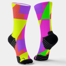 Colour Block 80’s Rewind Crew Socks
