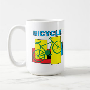 Colour Block Bike Coffee Mug