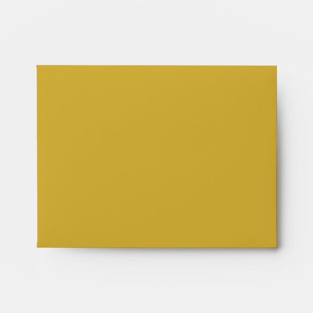 Colour Block Gold NoteCard Envelope Lined in Black (Front)