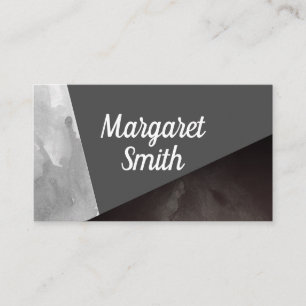 Colour Block Modern Watercolor Business Card