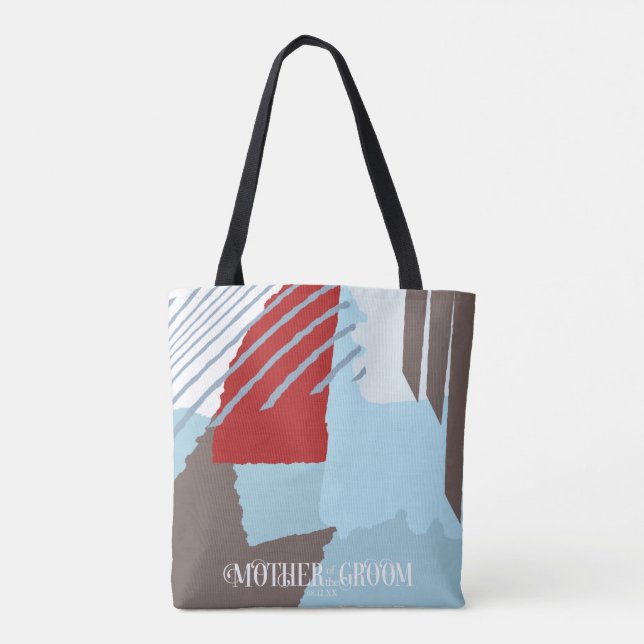 Colour Block Mother of the Groom Winter ID740 Tote Bag (Back)