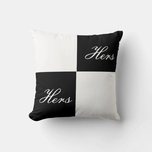 Colour Block Pillow Hers (Front)