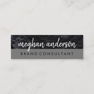 Colour Block Stone Mini Business Card