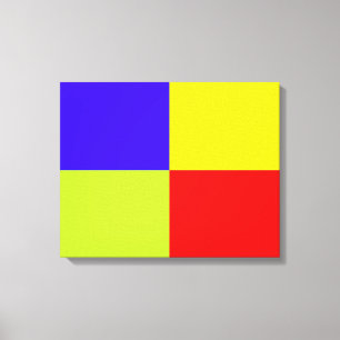 Colour Block Streched Canvas