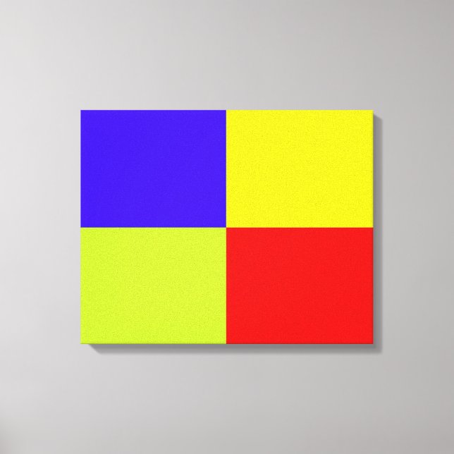 Colour Block Streched Canvas (Front)