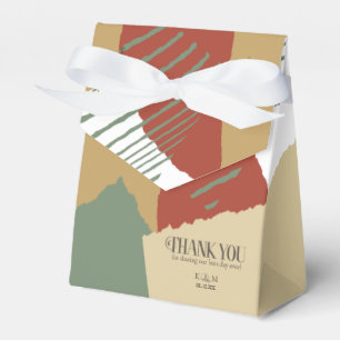 Colour Block Wedding Autumn ID740 Favour Box