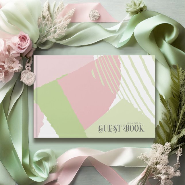 Colour Block Wedding Spring ID740 Guest Book (Creator Uploaded)