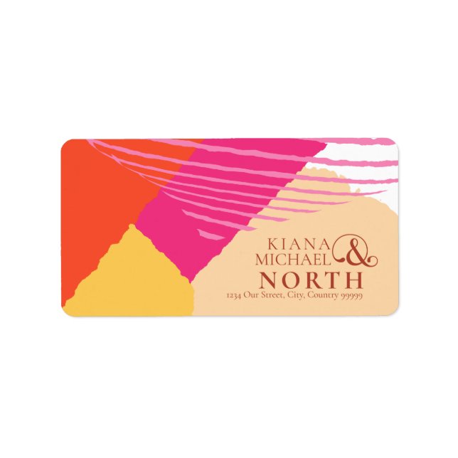 Colour Block Wedding Summer ID740 Label (Front)