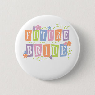 Colour Blocks Future Bride 6 Cm Round Badge