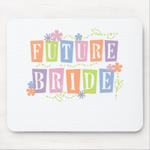 Colour Blocks Future Bride Mouse Mat