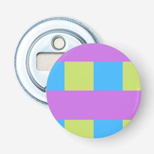 Colour Blocks Green Purple Blue Bottle Opener