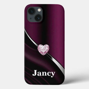 Colour Blocks Magenta Pink Monochromatic Name iPhone 13 Case