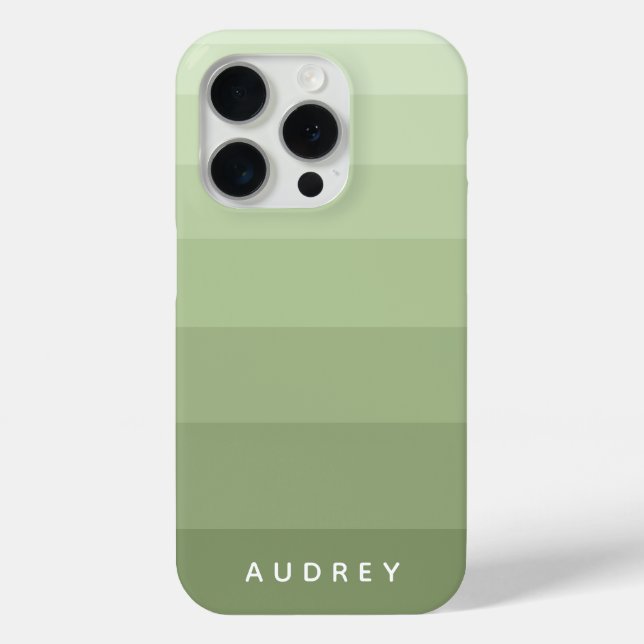 Colour Blocks Monochromatic Custom Text Case-Mate iPhone Case (Back)