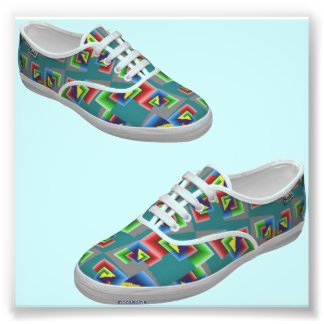 Colour Box Shoes Photo Print
