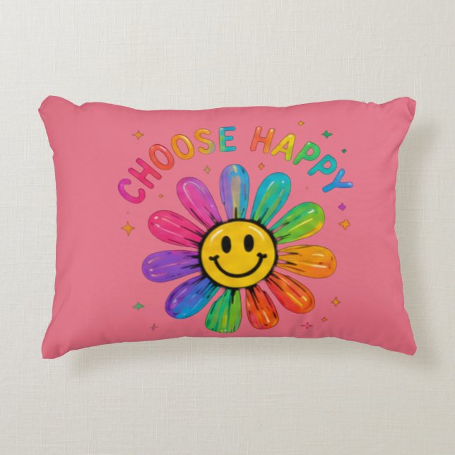  Colour Burst Abstract Art Decorative Cushion (Front)