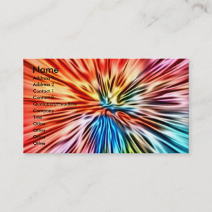 Colour Burst Business Card